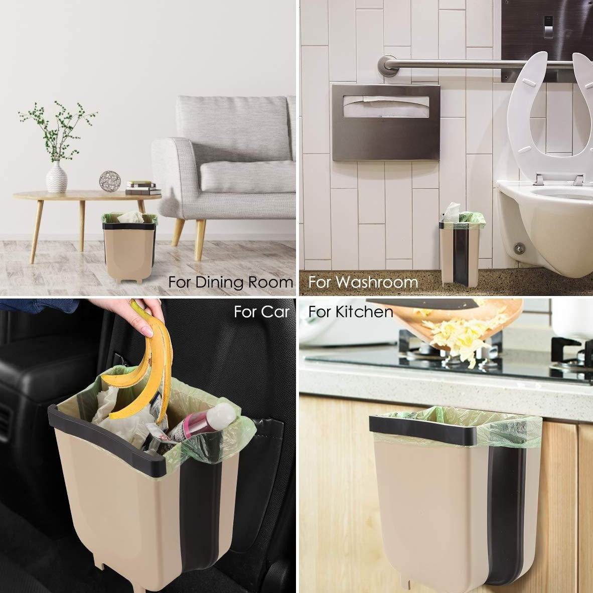 Large Foldable Multipurpose Hanging Trash Can