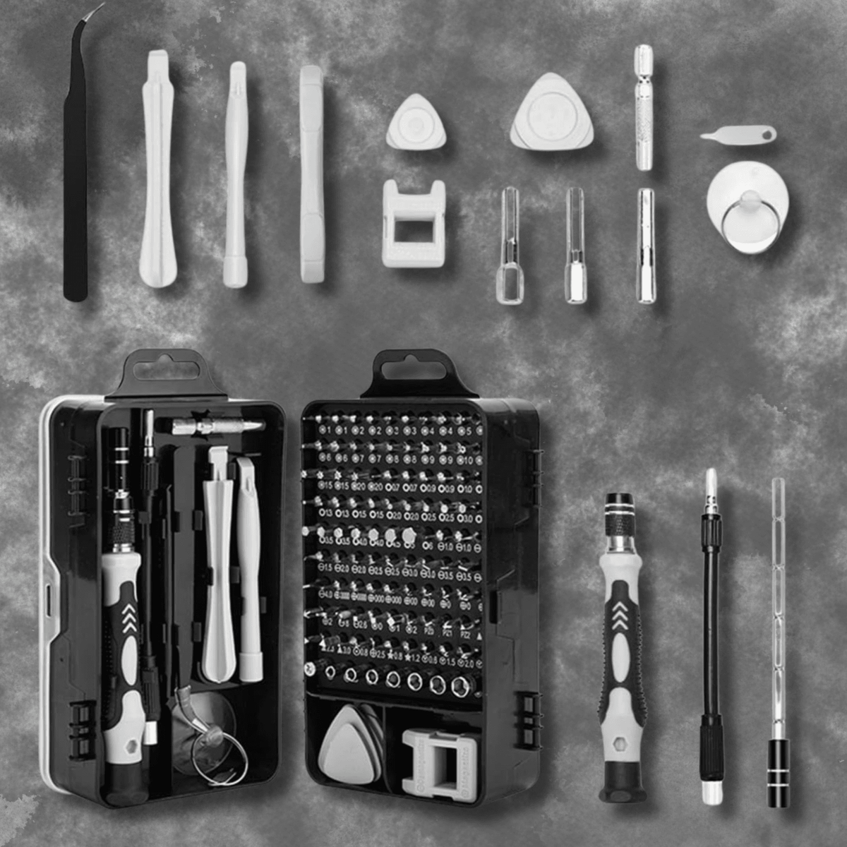 115-Piece Precision Screwdriver & Repair Tool Set