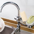 Stainless steel kitchen sink organizer